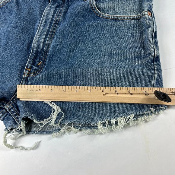 VTG 90s Levi's Jean Shorts Mens 33* 505 Blue Faded Cut Off Denim Jorts Tag 36 - Picture 14 of 16